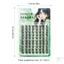 Fox Effect Lông mi giả 10-13mm Hỗn hợp C Curl Phong cách Trung Quốc Cụm mi lông tơ màu vàng tự nhiên để trang điểm sân khấu ảnh hàng ngày