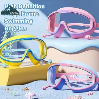 DTW Khung Lớn Trẻ Em Kính Bơi Chống Sương Mù Chống Thấm Nước UV Protectionfortable Phù Hợp Cho Trẻ Em Bể Bơi Hoạt Động Thể Thao