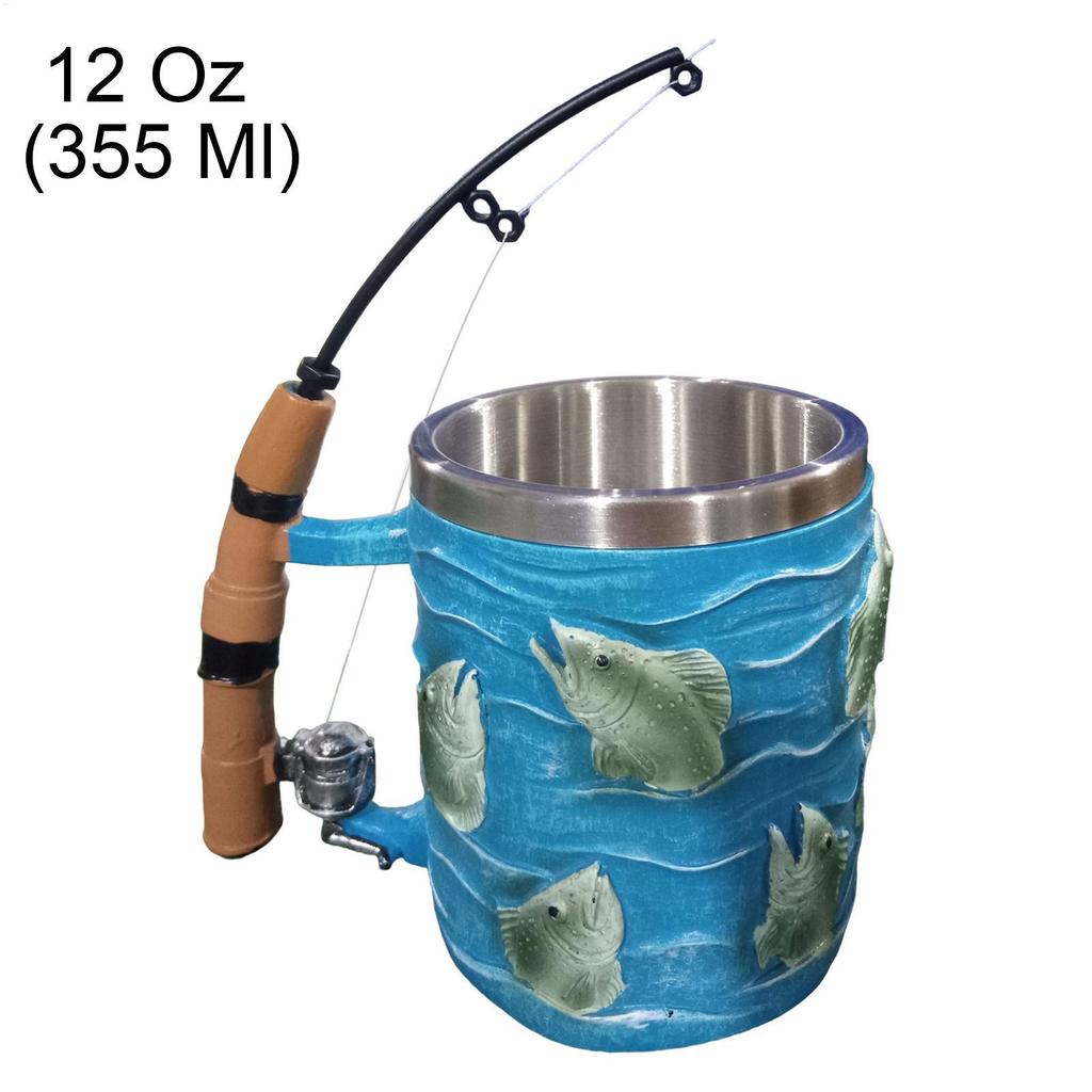 Nhựa Câu Cá Cốc Cà Phê Cần & Thiết Kế Cuộn Cốc Câu Cá Vui Cốc Nước Quà Tặng Tuyệt Vời Cho Cha Và Bạn Bè mueadsyvn