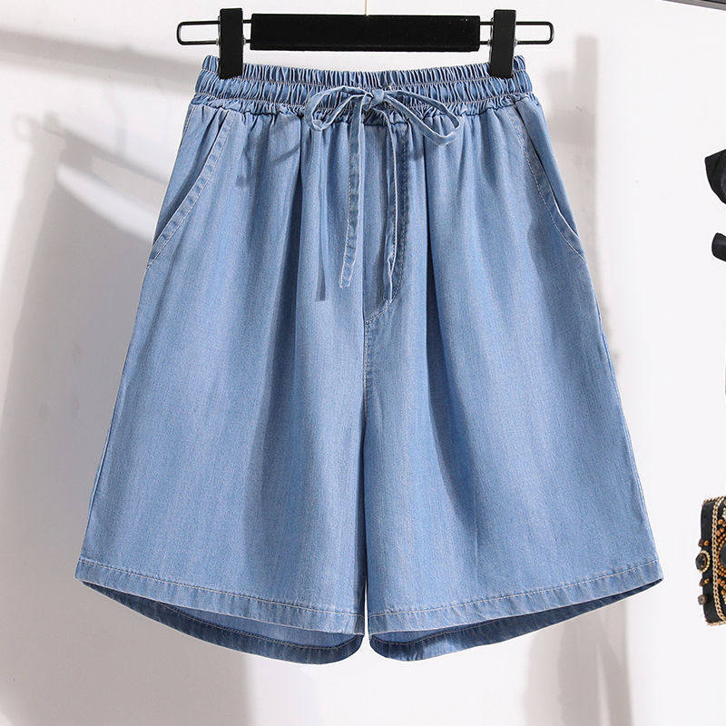 Quần short Denim nữ mùa hè thời trang mới, xu hướng quần năm phần tư giản dị và thoải mái