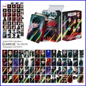 SQ3 124 Cái / bộ BTS LOMO Thẻ Dán Album thứ 5 ARIRANG Hooligan Bưu Thiếp Bộ Sưu Tập Ngôi Sao Ngoại Vi QS3
