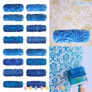 Con lăn sơn hạt ALMA1, Họa tiết sơn DIY Họa tiết sơn trang trí tường, Dụng cụ cầm tay nghệ thuật trang trí nhà cửa