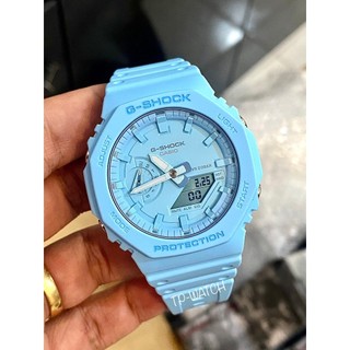 Đồng Hồ Nam Dây Nhựa Casio G-Shock GA-2100-2A2 Chính Hãng | GA-2100-2A2DR Carbon Core