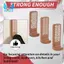 3 Gói Móc Treo Tường Gỗ Chống Phá - Móc Treo Tường Dính - Móc Treo Tường Trang Trí Boho