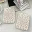 Gương gấp da báo thời trang đơn giản gương soi mặt cá nhân
