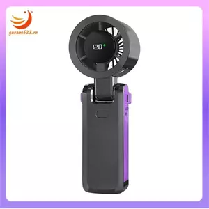 Quạt cầm tay có thể gập lại Quạt cá nhân 120 tốc độ Gió Quạt Mini Turbo Quạt cầm tay có thể gập lại ngoài trời có dây buộc C