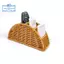 Giỏ đựng điều khiển từ xa dệt tay, Boho Để bàn sắp xếp lưu trữ TV Điều khiển từ xa, Đồ dùng cho gia đình,