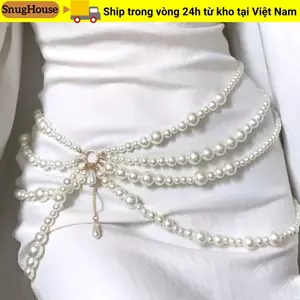 Dây Thắt Lưng SNUGHOUSE, Nhân Vật Tua Rua Chơi Trang Sức Cơ Thể, Retro Nhiều Lớp Y2K Phụ Kiện Cơ Thể Đảng