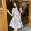 Mùa hè ngắn khí chất nhỏ gọn hơn Váy hoa kiểu Pháp