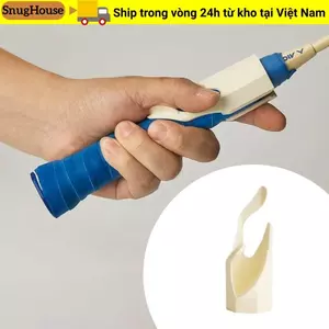 SNUGHOUSE Vợt Cầu Lông Chỉnh Tư Thế, Hỗ Trợ Tay Cầm Cầu Lông PP Đa Năng, Phụ Kiện Huấn Luyện Cải Thiện Kỹ Năng Giá Đỡ Cầu Lông Cho Hoạt Động Ngoài Trời Người Mới Bắt Đầu Tennis