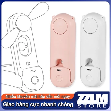 Quạt nhỏ có chức năng tạo ẩm, quạt nhỏ sạc di động, quạt cầm tay mini có thể gập lại gió lớn