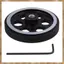 Bánh xe đo cao su nhôm công nghiệp 200X6mm