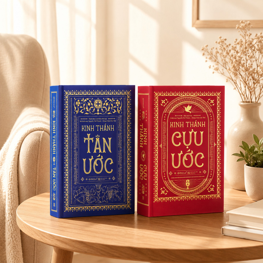 Sách - Bộ Kinh Thánh Tân Ước + Cựu Ước - Bản Dịch Linh Mục Nguyễn Thế Thuấn (Omega plus)