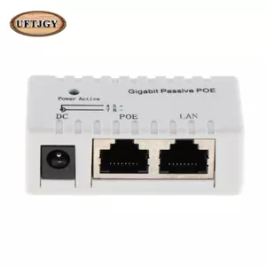 Bộ chia kim phun PoE thụ động 12-52V Gigabit Power Over Ethernet cho camera IP