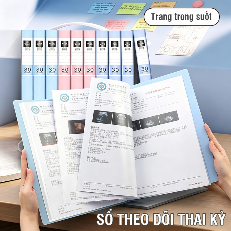 File Lá Đựng Tài Liệu A4 Học Sinh Văn Phòng PP Cao Cấp Chống Nước Kết Quả Khám Thai Mới Nhất