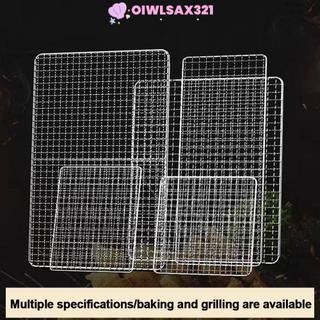 Giá nướng OIWLSAX321, Lưới nướng dây sắt vuông, Nướng BBQ chống dính có thể tái sử dụng