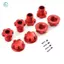 Splined Wheel Hex Hub Adapter 8654 cho 1 / 10 E- 2.0 1 / 8 Sledge RC Xe Nâng Cấp Phần Phụ Kiện Kim Loại, Xanh Dương