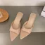 TT Classy Flip-Flops Nữ Mũi Nhọn Mùa Hè Dép Tất Cả Trận Đấu Dép Với