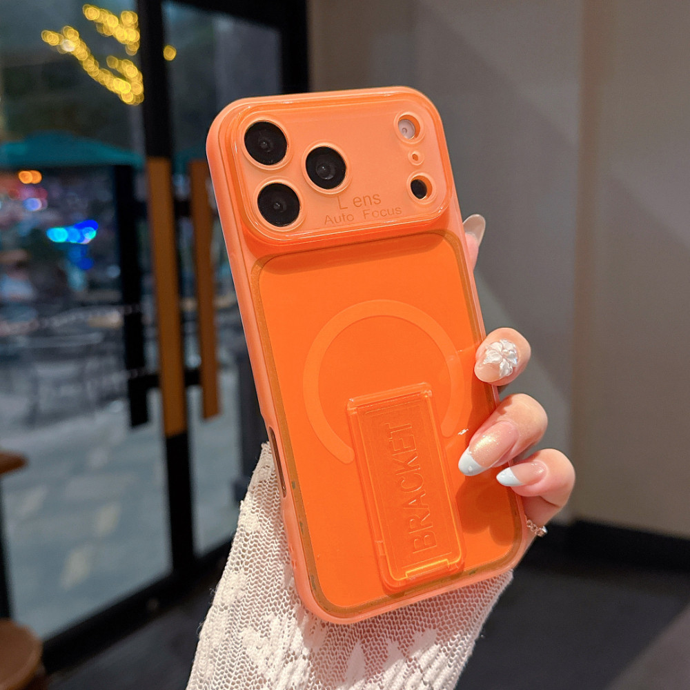 Ốp Điện Thoại TPU Mềm Có Giá Đỡ Cho iPhone 17 16 15 14 13 12 11 Pro Max 16 15 14 Plus X XS Vỏ Đơn Giản Thời Trang Chống Rơi Nhẹ Và Mỏng