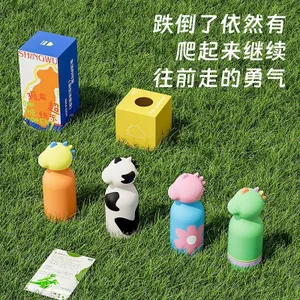 Bán Hot Influencer Khủng Long Giữ Nhiệt Cốc Di Động Cặp Đôi 61 Món Quà Dễ Thương Sữa Rồng Cốc Nước Cao Cấp 316L Thép Không Gỉ