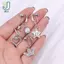 Vòng nút bụng giả xuyên thái với sụn bông tai kẹp - Trang sức cơ thể độc đáo làm quà tặng