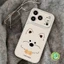 Ốp Điện Thoại Chó Con Dễ Thương Cho Vivo X300 X300S X200 FE X100 X100S X90 X90S X80 X70 X60 X50 G2 V21 V20 Pro Plus V15 5G 4G Vỏ Da PU Hoạt Hình Chó Ins Phong Cách 3D Vỏ Mềm