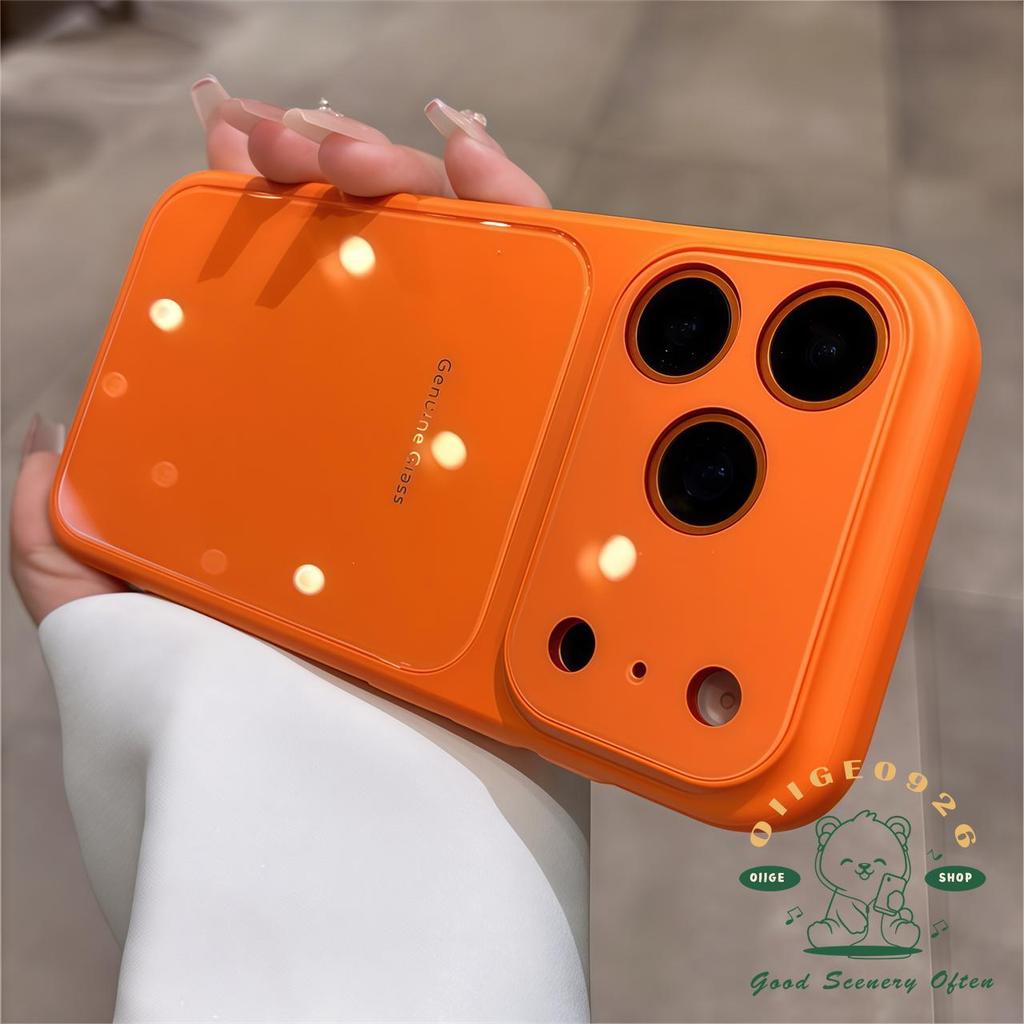 【 Ốp lưng iPhone17 】 Vỏ kính Macaroon cảm giác da Vỏ điện thoại iphone17 Pro Max 16 15 14 13 12 cho vỏ iPhone Vỏ mềm silicon TPU chống sốc