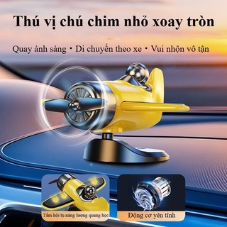 Bảng điều khiển ô tô Máy bay trang trí chạy bằng năng lượng mặt trời 360 xoay ABS Phụ kiện nội thất ô tô nhiều màu