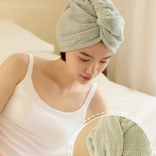 Khăn lau tóc sợi nhỏ Khăn Ủ Tóc Nhanh Khô Khăn Quấn Tóc Gội Đầu Thấm Hút Nhanh Siêu Mềm Mại