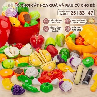 Đồ chơi cắt trái cây bằng nhựa ABS Trẻ em giả vờ chơi Bộ nhà bếp Vai trò học tập an toàn