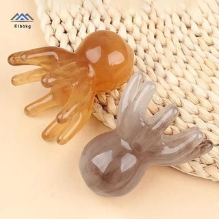 ELBBKG Nhựa Octopusb Đầu Massage Kinh Tuyến Cạo Da Đầu Massage Bàn Chải Châm Cứu SPA Gua Sha Sức Khỏe Massage Dụng Cụ Mới
