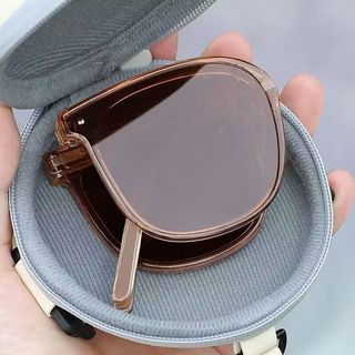 Kính râm nữ có thể gập lại, tia cực tím chống tia cực tím, nhẹ nhỏ, tiện lợi khi mang theo khi lái xe và đi du lịch.