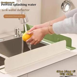 [Hàng về] 1 / 2 Tấm vách ngăn nước, Tấm chắn bùn bồn rửa chống dầu bằng silicon, Đa chức năng với cốc hút Bể bơi Đồ dùng nhà bếp Dụng cụ sắp xếp bồn rửa Sản phẩm gia dụng