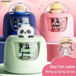 [COD] Máy mài bút chì điện tự động THEHOMECO, thiết kế phi hành gia/gấu trúc, chống dính, phù hợp cho sinh viên
