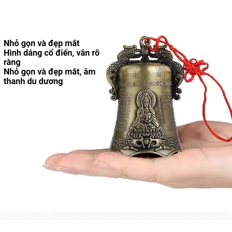 Chuông Đồng Phong Thủy – Trang Trí Nhà, Chùa, Du Lịch, Chiêu Tài Lộc, May Mắn & Bình An