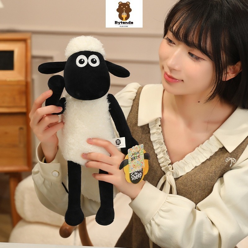 Rytanda Mô Phỏng Dễ Thương Shaun The Sheep Sang Trọng Đồ Chơi Cho Bé Trai Bé Gái Cừu Sang Trọng Búp Bê Gối Thú Vui Nhộn Búp Bê Móc Khóa Sofa Đệm Trẻ Em Đồ Chơi Nhẹ Nhàng Trang Trí Quà Tặng Sinh Nhật