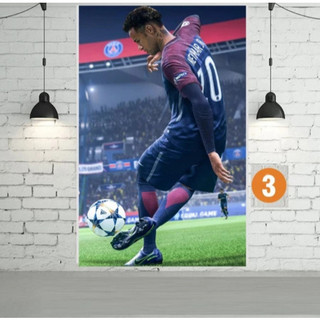 Poster Cầu Thủ Bóng Đá Nổi Tiếng Neymar Khổ Lớn dán tường