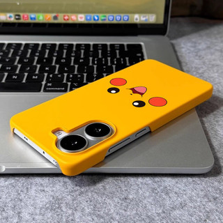 Ốp điện thoại cứng mờ Pikachu Micro cho Redmi Turbo 5 Max Turbo 4 Pro POCO X8 Pro X7 X6 F8 F7 M8 Xiaomi 15T 14T 13T / Vỏ Redmi chống sốc / Vỏ POCO / Vỏ Xiaomi