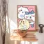 Popular Cute Cchiikawa Character Movie Kawaii Wall Art Canvas Painting Art Home Wall Decor Canvas Poster