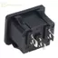 Ge AC Soet 3 Pin 250V Roer Switch 10A Đầu vào Plug Connector Soet Mount n