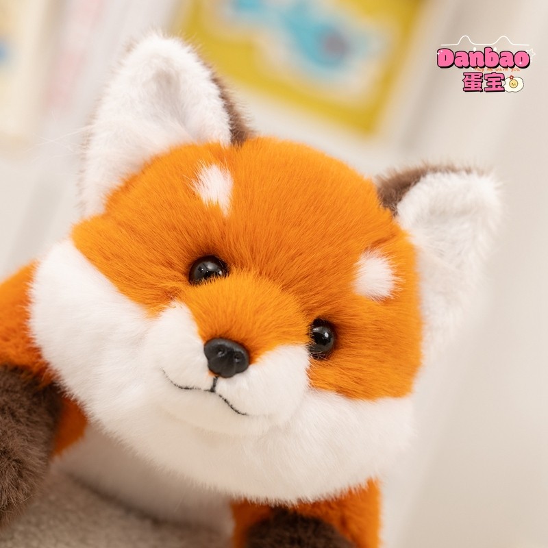 [DANBAO] Happy Little Fox Đồ chơi sang trọng Búp bê cáo dễ thương Chất liệu mềm Quà tặng cho trẻ em Quà tặng sinh nhật DANBAO Đồ chơi
