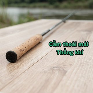 Cần câu bằng sợi thủy tinh Ul Light Nước mặn Quay cực Du lịch Nhỏ gọn Bền