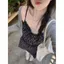 Bộ đồ ngọt ngào cho bé gái Áo khoác Cardigan dài tay màu xám mỏng dành cho nữ Xuân Hè Váy bó hoa Váy ngắn Bộ đồ hai mảnh