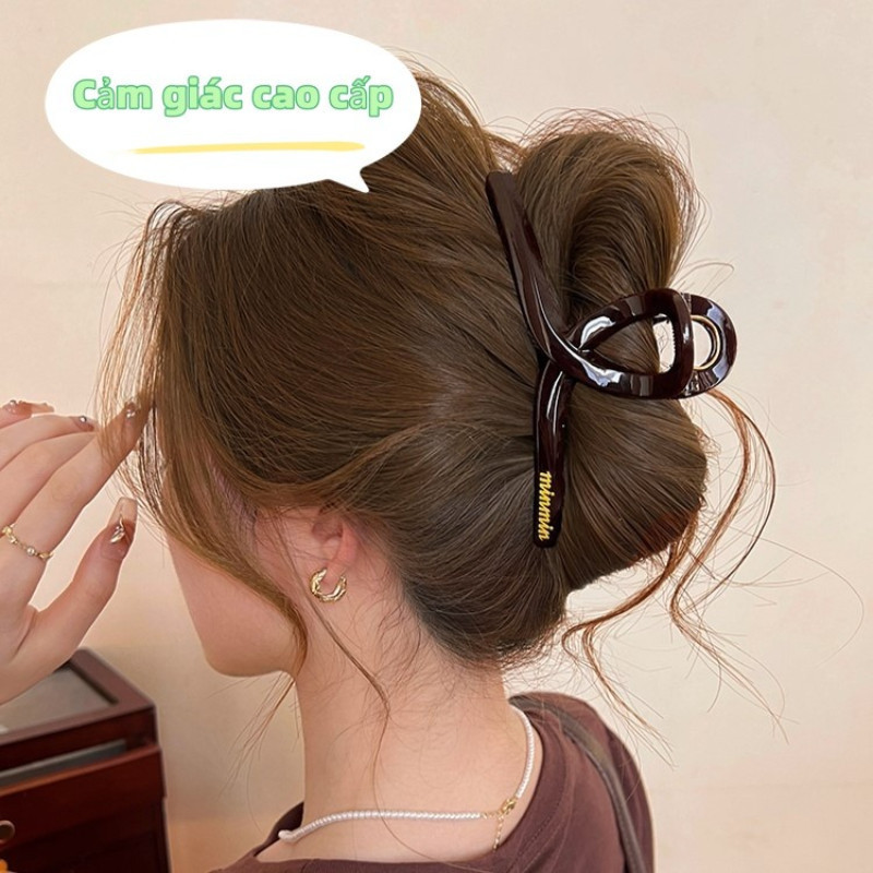 Kẹp Càng Cua Kim Loại Cỡ Đại 15cm – Bản Dày Mạ Bóng, Dành Cho Tóc Dày, Phụ Kiện Tóc Nữ Cao Cấp