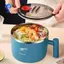 Bát Canh Thái Lớn 1000ml, Bát Ramen, Hộp Cơm Trưa, Bát Ngũ Cốc Cho Gia Đình, Nhà Bếp, Cắm Trại Đen