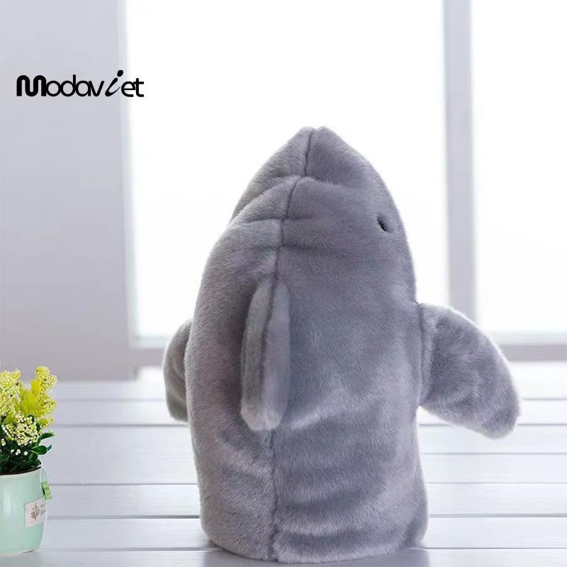 [modavietnamshop] 22cm Găng tay rối tay cá mập nhỏ dễ thương Đồ chơi sang trọng Con rối tay động vật Cánh tay cá mập Mở miệng Găng tay búp bê Quà tặng sinh nhật cho trẻ em Đẹp