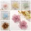 GUSTAVA Organza Hoa, Chất Liệu Organza Vải Hoa Phụ Kiện DIY, Handmade Màu Hồng Hình Hoa Phụ Kiện Quần Áo Cưới