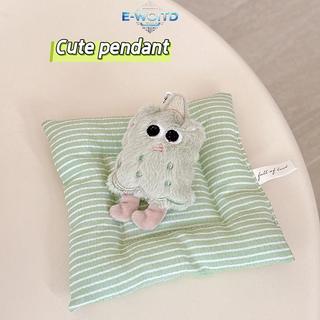 E-WOITD Sáng Tạo Hoạt Hình Sang Trọng Bánh Quy Móc Khóa Búp Bê Nhồi Bông Dễ Thương Đáng Yêu Túi Mặt Dây Chuyền Chìa Khóa Treo Trang Trí Cho Bé Gái Quà Tặng E-WOITD