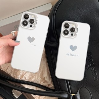 Ốp Lưng iPhone Tim Nhỏ IMD Cứng Trắng, Chống Sốc, Bảo Vệ Camera - iP 7/8/Plus/X/XS/XR/11/12/13/14/15/16/17Pro/Max