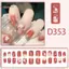 TRTR 24 Cái / bộ Trẻ Em Vui Vẻ Dễ Thương Đeo Móng Tay Giả Tươi Sáng Có Thể Tháo Rời Bấm Vào Đầu Móng Tay Full Cover Pháp Acrylic Móng Tay Giả VN
